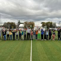 Groupe de jeunes joueurs